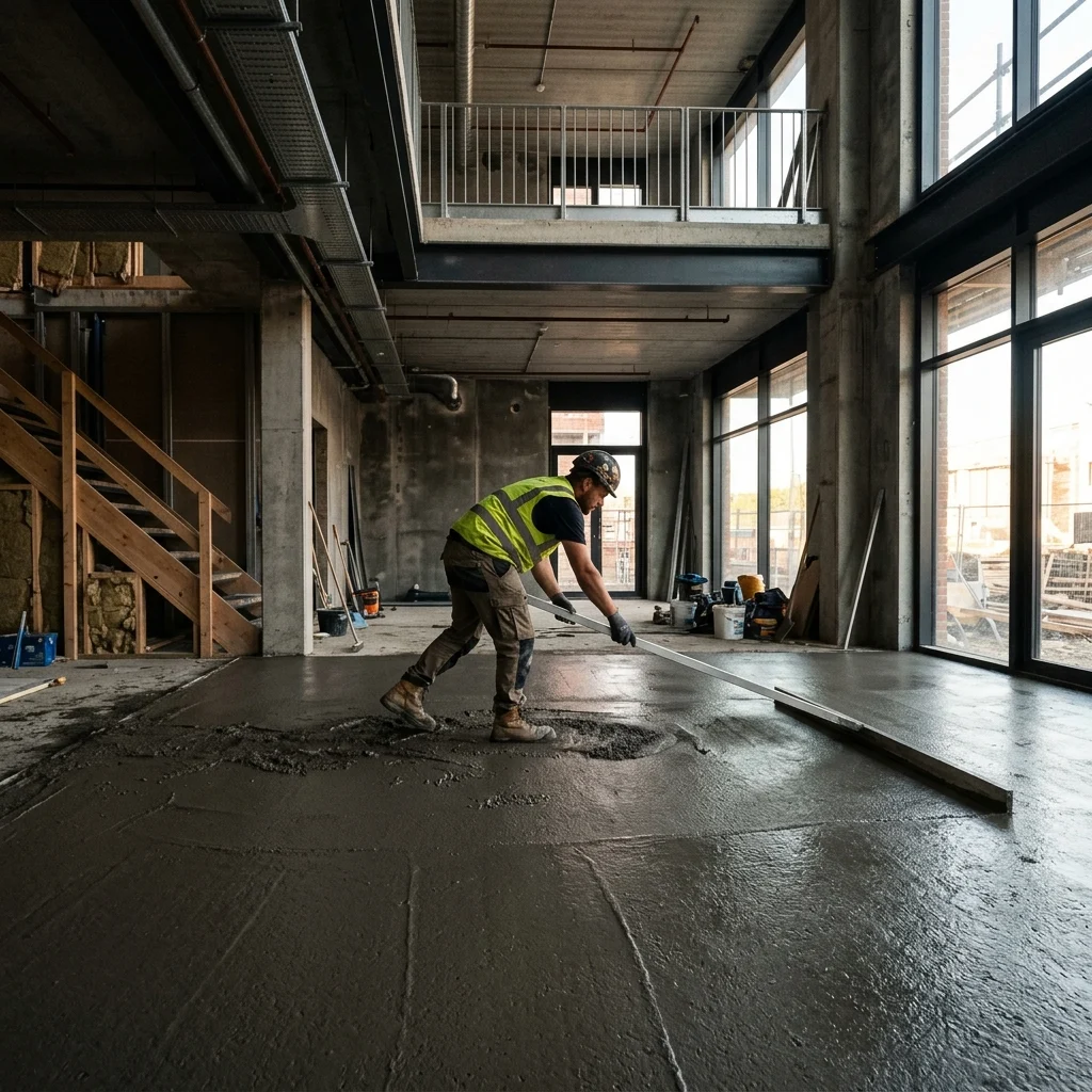 Zementestrich Referenzprojekt – Hermann Luh GmbH Mittelhessen